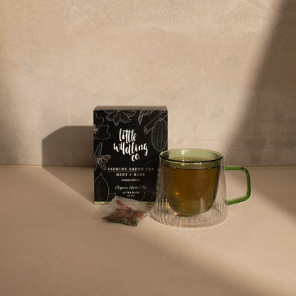 Jasmine Green Tea, Mint, Rose